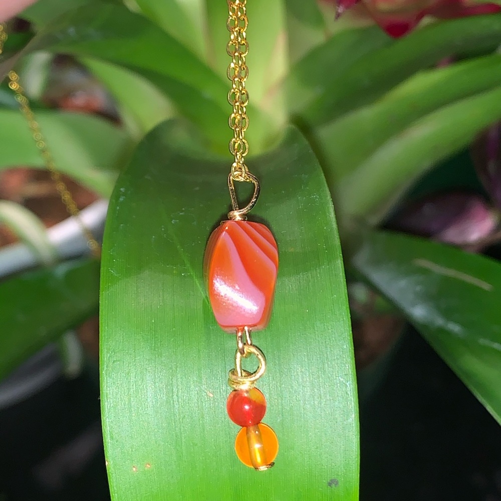 Carnelian necklace
